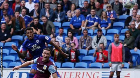 Nathaniel Mendez-Laing fires in Cardiff City's third goal