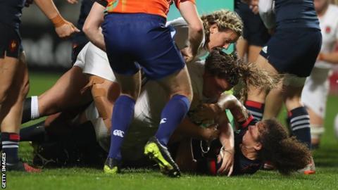 Women's Rugby World Cup: England 20-3 France - BBC Sport - 480 x 270 jpeg 22kB