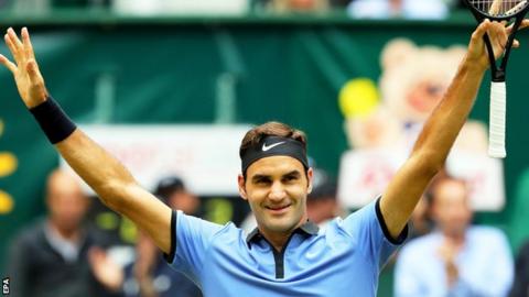 Image result for Federer beats Zverev to win Gerry Weber Open in Halle