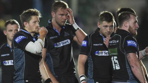 Glasgow players reflect on their defeat by Ulster