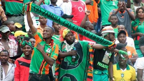 Zambia fans