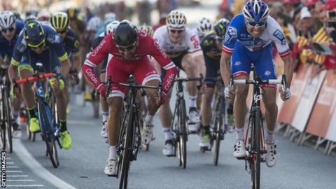 Davide Cimolai wins Volta a Catalunya opening stage
