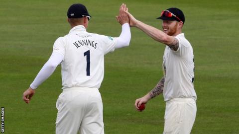 Keaton Jennings and Ben Stokes