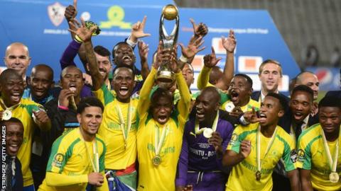 Image result for Sundowns win CAF Champions League