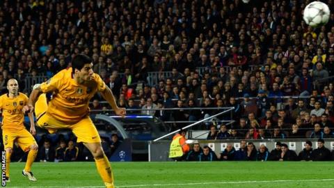 Barcelona matchwinner Luis Suarez