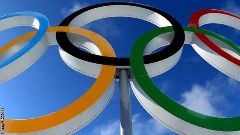 Olympic rings in Sochi