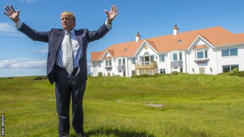 Donald Trump at Turnberry