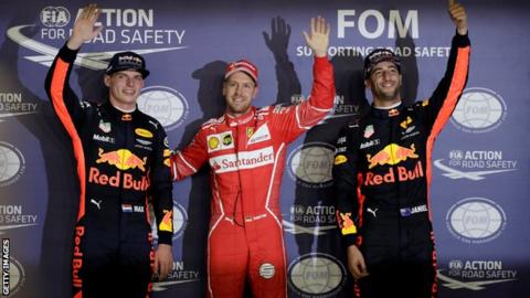 Lewis Hamilton capitalises on Sebastian Vettel's first-lap drama in Singapore Lewis Hamilton capitalises on Sebastian Vettel's first-lap drama in Singapore