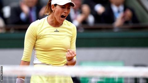 Garbine Muguruza claims sublime rally against Serena Williams