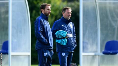 Gareth Southgate and Steve Holland