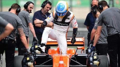 FURIOUS Fernando Alonso leaves Spanish Grand Prix track: He's playing TENNIS instead FURIOUS Fernando Alonso leaves Spanish Grand Prix track: He's playing TENNIS instead