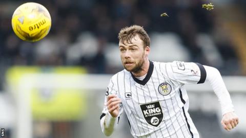 Rory Loy in action for St Mirren