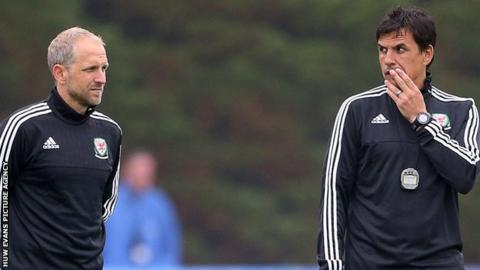 Paul Trollope (left) with Chris Coleman
