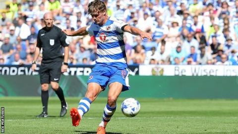 John Swift scores the first goal of the season for Reading