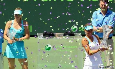 Maria Sharapova and Victoria Azarenka