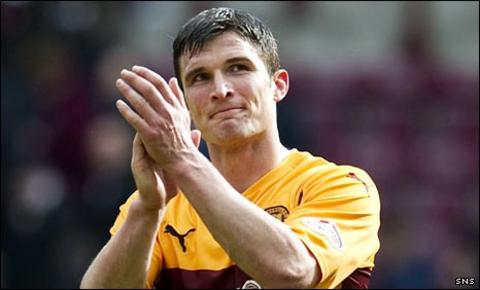 Motherwell striker John Sutton