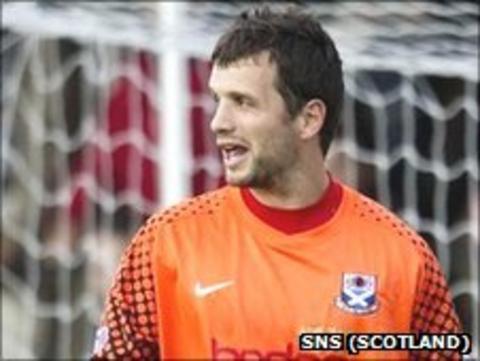 Ayr keeper Kevin Cuthbert