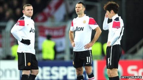 Wayne Rooney, Ryan Giggs and Park Ji-Sung
