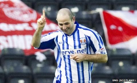 Kilmarnock midfielder Gary Harkins