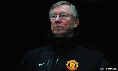 Manchester United manager Sir Alex Ferguson
