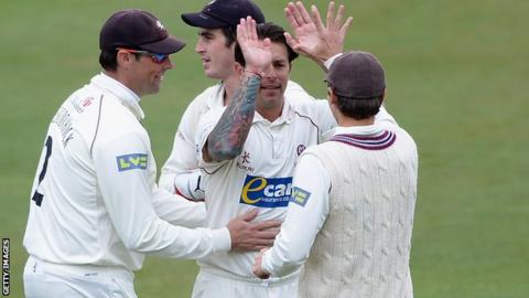 Somerset celebrate
