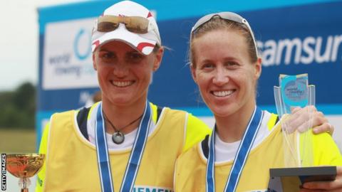 Heather Stanning (left) and Helen Glover