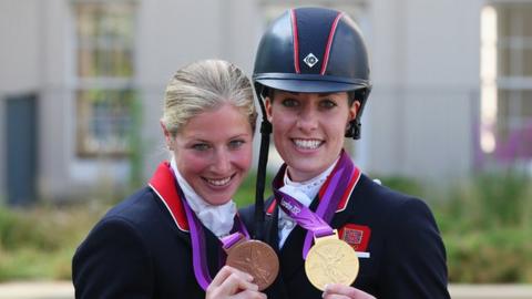 Charlotte Dujardin and Laura Bechtolsheimer
