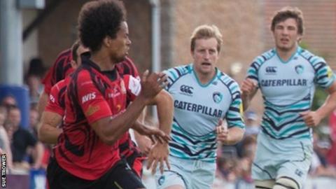 Richard Haughton (left) makes his debut for Jersey
