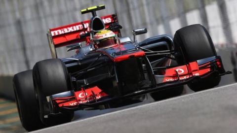 McLaren's Lewis Hamilton