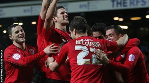 Cardiff City celebrate