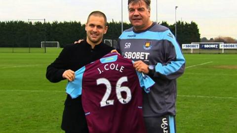 Joe Cole and Sam Allardyce