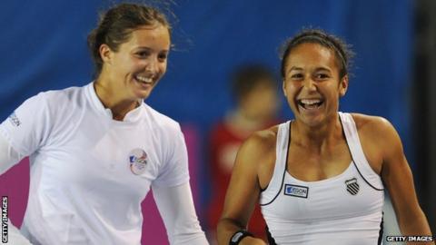 Laura Robson and Heather Watson