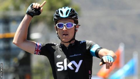 Geraint Thomas wins stage two of Tour Down Under