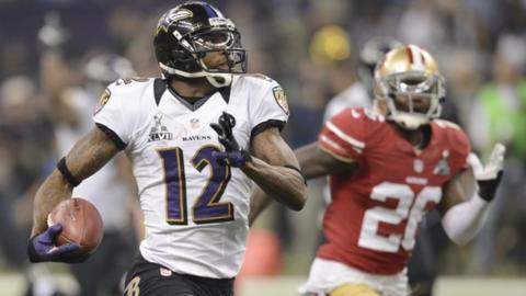 Baltimore's Jacoby Jones