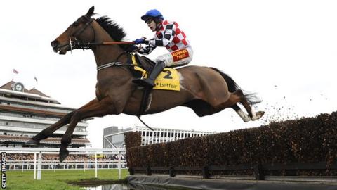 The Giant Bolster, ridden by Tom Scudamore