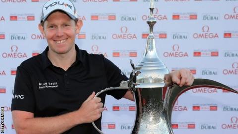 Golfer Stephen Gallacher