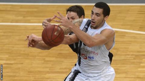 Partizan Belgrade's Drew Gordon