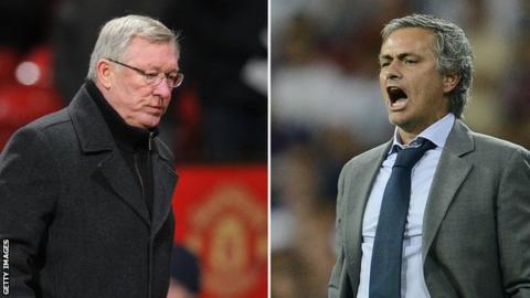 Alex Feruson and Jose Mourinho