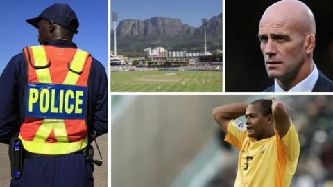 South African policeman, Table Mountain, John Mitchell, Shaun Bartlett