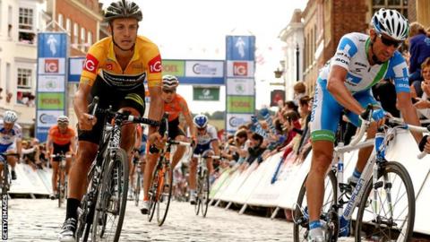 Tour of Britain 2012 winner Jonathan Tiernan-Locke