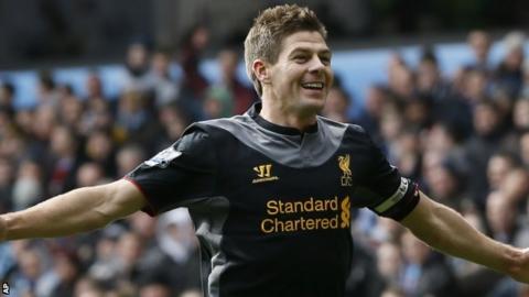 Liverpool captain Steven Gerrard