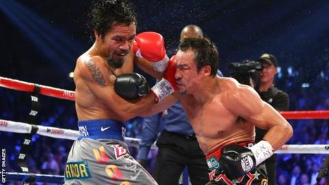 Manny Pacquiao and Juan Manuel Marquez