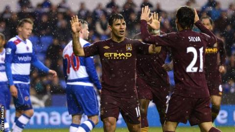 Manchester City's Sergio Aguero