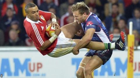 Simon Zebo and Lachlan Mitchell