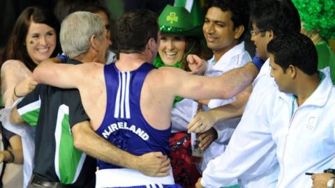 Northern Ireland boxer Eamonn O'Kane