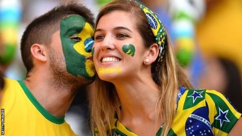 Brazil fans