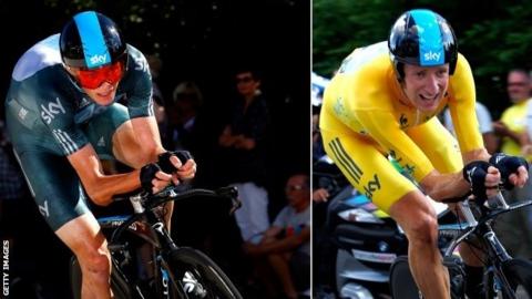 Chris Froome and Sir Bradley Wiggins