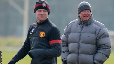 Wayne Rooney and Sir Alex Ferguson