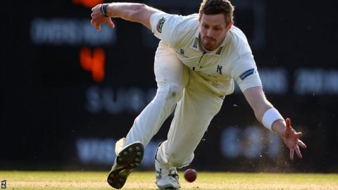 Warwickshire fast bowler Boyd Rankin