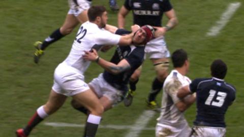 Rugby collision